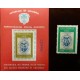 O) 1968 COLOMBIA, PHILATELIC EXHIBITION IN MEDELLIN, 1 st POSTAGE STAMP OF ANTIOQUIA, COAT OF ARMS, MNH