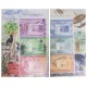 O) 2012 MALAYSIA, SECURITY MONEY PAPER BANDS,SECOND SERIES OF MALAYSIA BY BANKNOTE, AGONG AL-SULTAN ABDULLAH, BIRDS, TURTLE