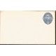 J) 1890 ECUADOR, 5 CENTS BLUE, EAGLE, FLAG, POSTAL STATIONARY, XF
