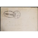 J) 1911 CHILE, INDEPENDENCE CENTENARY ISSUE, HORSE AND RIDER, MARITIME MAIL, CIRCULATED COVER, FROM CHILE