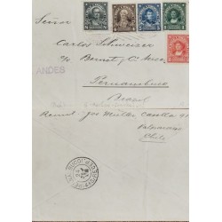 J) 1910 CHILE, COLUMBUS, MATEO DE TORO ZAMBRANO, BERNARDO O'HIGGINS, RAMON FREIRE, MULTIPLE STAMPS