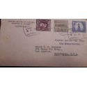 J) 1895 CHILE, COLUMBUS, POSTAL STATIONARY, CIRCUATED COVER, FROM CHILE TO GERMANY VIA LOS ANDES