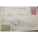 J) 1956 CHILE, AIRPLANE AND TOWER, MULTIPLE STAMPS, AIRMAIL, CIRCULATED COVER, FROM CHILE TO USA