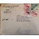 J) 1955 CHILE, AIRPLANE, REGISTERED AND CERTIFICATED, MULTIPLE STAMPS, AIRMAIL, CIRCULATED COVER, FROM SANTIAGO TO USA