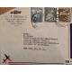 J) 1959 CHILE, AIRPLANE, CHEVROLET, MULTIPLE STAMPS, AIRMAIL, CIRCULATED COVER, FROM CHILE TO NEW YORK