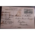 J) 1959 CHILE, AIRPLANE, BLOCK OF 6 CHEVROLET, MULTIPLE STAMPS, AIRMAIL, CIRCULATED COVER, FROM CONCEPCION TO NEW YORK