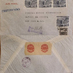 J) 1957 CHILE, AIRPLANE, SANTA MARIA VALPARAISO TECHNICAL UNIVERSITY, REGISTERED AND CERTIFICATED