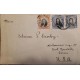J) 1910 CHILE, AIRPLANE, BERNARDO O'HIGGINS, MANUEL BULNES, MULTIPLE STAMPS, CIRCULATED COVER, FROM CHILE TO USA