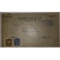 J) 1909 CHILE, COLUMBUS, AIRMAIL, CIRCULATED COVER, FROM CHILE TO NEW YORK, VIA ENGLAND