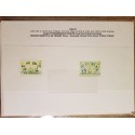 A) 1993, COSTA RICA, PROTECTION TO THE HUMID TROPICAL FOREST, MNH, 2 VALUES, 2 STRIPS OF 2