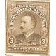 L) 1910 CARIBE, TELEGRAPH, F. CROMBET, 3C, BROWN, DIE PROOFS AMERICAN BANK NOTE
