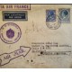 I) 1929 NEDRLAND, QUEEN WILHELMINA, AIR MAIL, CIRCULATED COVER FROM NEDERLAND TO LA PLATA, ARGENTINA, BLACK CANCELLATION