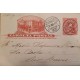 J) 1911 CHILE, ASTRA, 5 CENTS RED, POSTCARD, POSTAL STATIONARY, AMERICAN BANK NOTE, FROM AMBULANCIA 62 TO RIO BUENO
