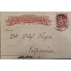 J) 1897 CHILE, COLON 5 CENTS, POSTCARD, POSTAL STATIONARY, FROMO CHILE TO VALPARAISO