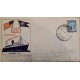 J) 1941 CHILE, NEW YORK AND CUBA MAIL STEAMSHIP CO S.S AWGI MONTE, MAIDEN VOYAGE, CIRCULATED COVER, FROM CHILE TO USA