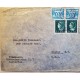 I) 1939 NEDERLAND, QUEEN WILHELMINA, BLUE STAMP, CIRCULATED COVER FROM NEDERLAND TO SOLVAY