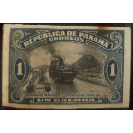 A) 1915, PANAMA, PEDRO MIGUEL LOCK, MARITIME TRANSPORTATION, 1B