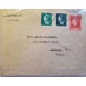 I) 1945 NEDERLAND, QUEEN WILHELMINA, DARK GREEN, BRIGHT GREEN, VERMILION, AIR MAIL