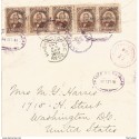 I) 1960 NEDERLAND, BOY PLAYING TO THE INDIAN, CIRCULATED COVER FROM HOLLAND TO SOLVAY, NEW YORK, USA, BLACK CANCELLATION