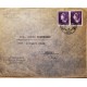 I) 1947 NEDERLAND, QUEEN WILHELMINA, PURPLE, AIR MAIL, CIRCULATED COVER FROM AMSTERDAM TO SOLVAY, NEW YORK, USA