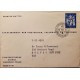 ​I) 1961 NEDERLAND, OYSTERCATCHER, BRIGHT BLUE, CIRCULATED COVER FROM HOLLAND TO SOLVAY, NEW YORK