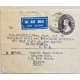 I) 1949 INDIA, KING GEORGE VI, AIR MAIL, CIRCULATED COVER FROM INDIA TO LOS ANGELES, CALIFORNIA, USA, BLACK CANCELLATION