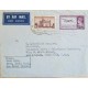 ​I) 1949 INDIA, TOMB OF MUHAMMAD ADIL SHAH, BIJAPUR, KING GEORGE VI, FOUR-MOTOR PLANE, AIR MAIL, CIRCULATED COVER FROM NEW DELHI