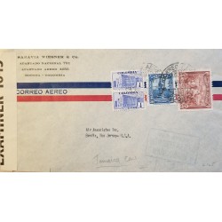 L) 1940 COLOMBIA, COMMUNICATIONS PALACE, BLUE, 1/4C, PRE-COLOMBIAN MONUMENT, 30C, COFFEE PLANTATION
