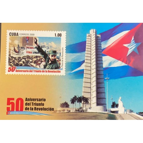 A) 2009, SPANISH ANTILLES, 50 ANNIVERSARY OF THE TRIUMPH OF THE REVOLUTION