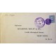 L) 1910 COLOMBIA, NUMBER 5, 5C, BLUE, NUMERAL,CIRCULATED COVEER FROM CARTAGENA TO USA, SELLO PURPLE