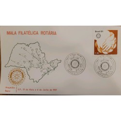 A) 1977, BRAZIL, PHILATELIC BAG ROTARY, ECT