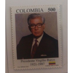 A) 1997, COLOMBIA, VIRGILIO BARCO VARGAS, 1921 – 1997, FORMER PRESIDENT OF THE REPUBLIC 1986 - 1990
