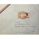 L) 1933 COLOMBIA, SOFT COFFEE, BROWN, 5C, BANANA, 20C, RED, COFFEE PLANTATION, AIRMAIL