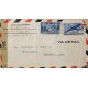 L) 1942 UNITED STATES, PRESIDENTS, ABRAHAM LINCOLN, SUN YAT-SEN, 5C, BLUE, AIRPLANE, 30C, AIRMAIL, CIRCULATED COVER