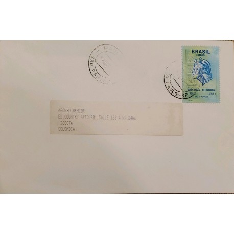 A) 1979, BRAZIL, FROM SAO PAULO TO BOGOTA-COLOMBIA, INTERNATIONAL POST RATE