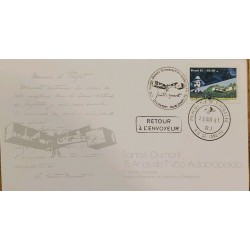 A) 1981, BRAZIL, 75 YEARS OF THE FIRST AUTOMOTIVE FLIGHT, RETURN TO SENDER STAMP, FIRST DAY COVER, SANTOS DUMONT, ECT