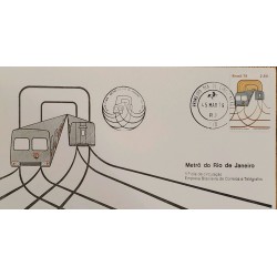 A) 1979, BRAZIL, METER RIO OF JANEIRO, FIRST DAY COVER, ECT, BRAZILIAN POST AND TELEGRAPH COMPANY