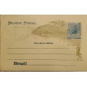 A) 1898, BRAZIL, POSTAL STATIONARY, UNITED STATES OF BRAZIL, BLUE