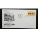 A) 1974, UNITED STATES, HORSES, FDC, I CENTENARY OF THE KENTUCKY DERBY, 100th RUNNING