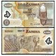 T)ZAMBIA 500 KWACHA POLYMER FOREIGN PAPER MONEY BANKNOTE
