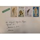 J) 1967 SOMALIA, FRANCE, FISH, MULTIPLE STAMPS, AIRMAIL, CIRCULATED COVER, FROM FRANCE TO MEXICO
