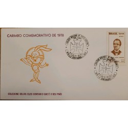 A) 1978, BRAZIL, COLLECT STAMPS: SAY WHAT YOUR FATHER IS, ECT, VISCONDE COLLEGE CENTENARY OF PORTO SEGURO