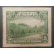 L) 1933 HAITI, PRINCE ACUEDUC, DIE PROOFS, 5C, GREEN, AMERICAN BANK NOTE, CARDBOARD