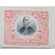 L) 1909 HAITI, DIE PROOFS, ANTOINE SIMON, PRESIDENT, 2C, RED, CARDBOARD, AMERICAN BANK NOTE