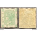 A) 1862, HONG KONG, SC 5 24 GREEN, SCV 1000, MINT