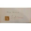 J) 1853 GERMANY, OLD GERMAN STATE, POSTAL STATIONARY, CIRCULATED COVER, FROM WINNENDEN TO BACKNANG