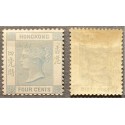 A) 1863, HONG KONG, QUEEN VICTORIA, SC 10, SCV 130 USD
