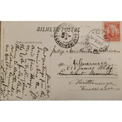 A) 1915, BRAZIL, POSTAL STATIONARY, FROM RIO DE JANEIRO, CENTRAL TO TENNESSEE – UNITED STATES, WNADENKOLK STAMP