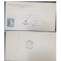 A) 1935, NICARAGUA, FROM LEON, OFFICIAL MAIL TO MAINZ - GERMANY