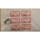 L) 1946 ECUADOR, AEROCOMMUNICATIONS PROMOTION, 20C, AIRMAIL, CIRCULATED COVER FROM ECUADOR TO USA